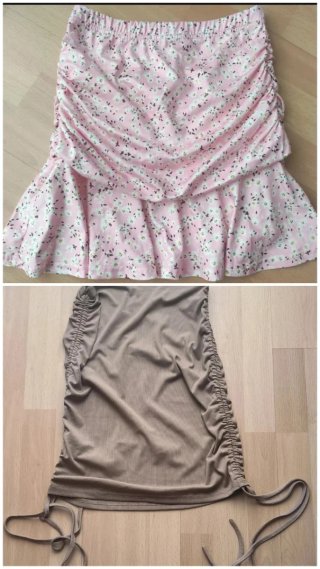 Lote 5 Tops y 2 faldas Shein talla S