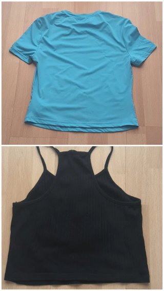 Lote 5 Tops y 2 faldas Shein talla S