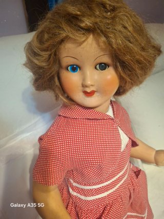 Bambola anni 50 h.78cm