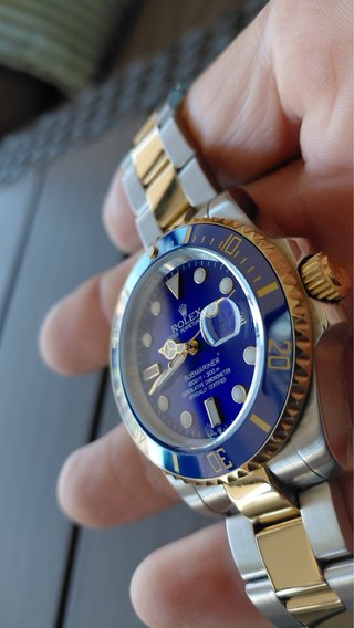 Rolex Submariner Azul y Oro