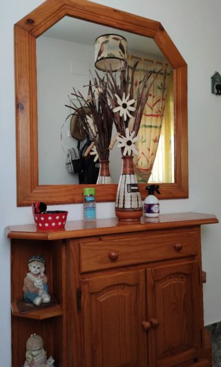 Mueble Recibidor + Espejo