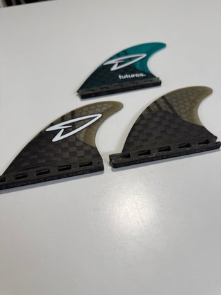 Quillas Future Thruster Set 3 Azul