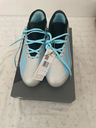 Adidas Messi Talla 41 Azul/ Plata Nuevas