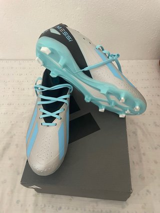Adidas Messi Talla 41 Azul/ Plata Nuevas