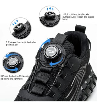 Zapatos de seguridad negros