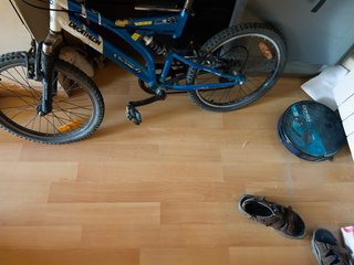Bicicleta Decathlon Rockrider Blu