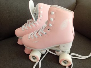 Patines 4 Ruedas Rosa Talla 37