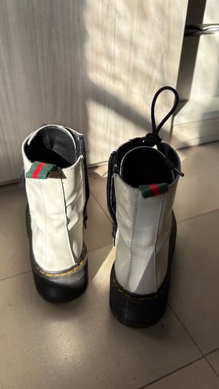 Botas cremallera blancas Talla 36