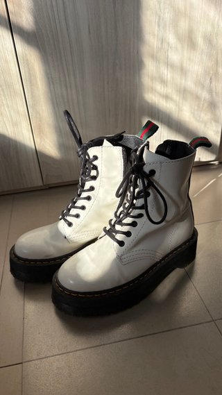 Botas cremallera blancas Talla 36