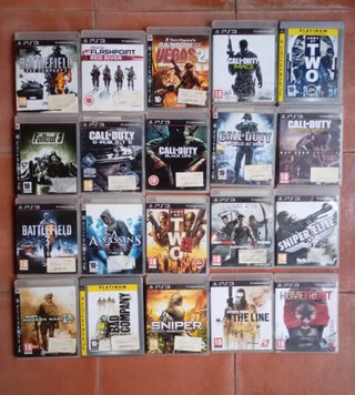 Lote 20 Jogos Ação PS3