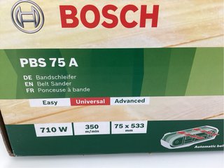 Lijadora de banda Bosch PBS 75 A
