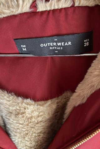 Abrigo Lefties Talla M Forro Peluche