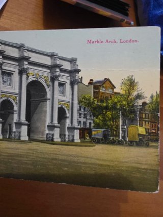 Cartolina Marble Arch, Londra 1934