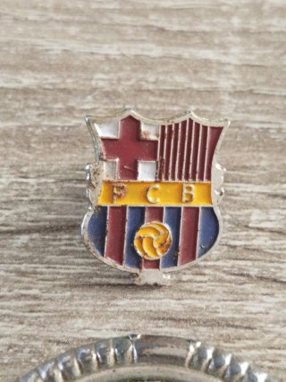 Moneda o medalla y Pin FC Barcelona