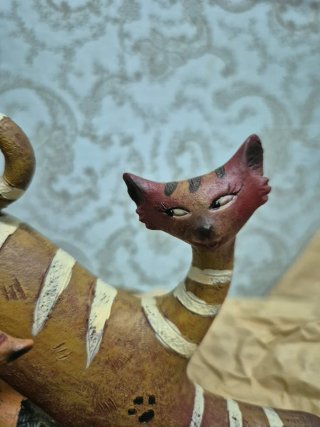 Figuras Familia Gatitos Cerámica