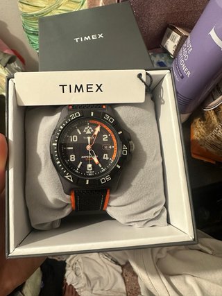 Reloj Timex Expedition Negro Naranja