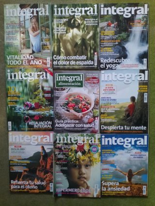 Lote 9 revistas Integral