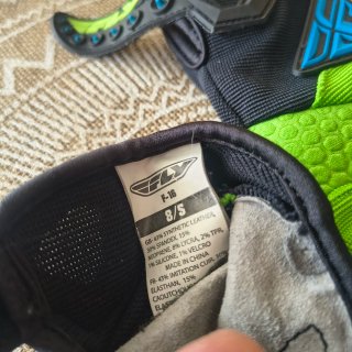 Guantes Motocross Fly Racing Verdes y Azules