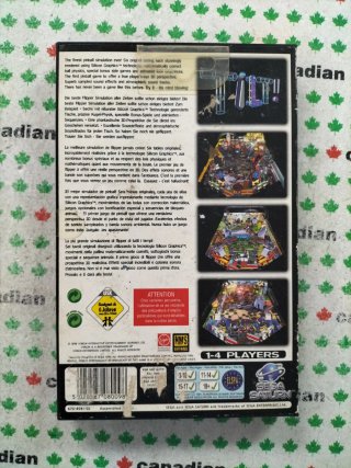 Sega Saturn Tilt! Juego Pinball