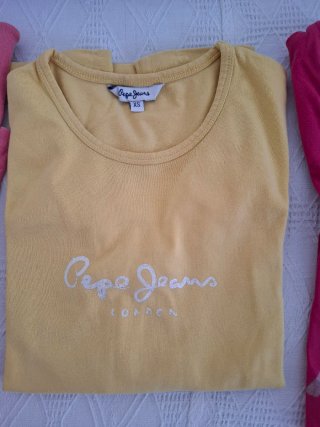 4 Camisetas Manga larga Mujer diferentes tallas