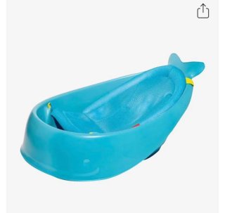 Bañera bebé evolutiva ballena azul Skip Hop