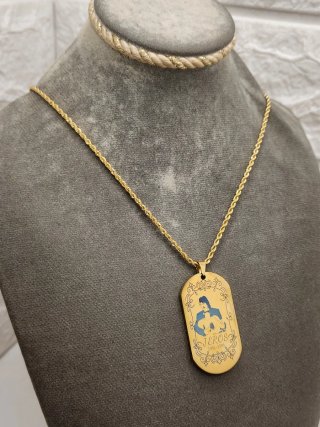 Medalla Jeros Acero Quirúrgico Chapado Oro
