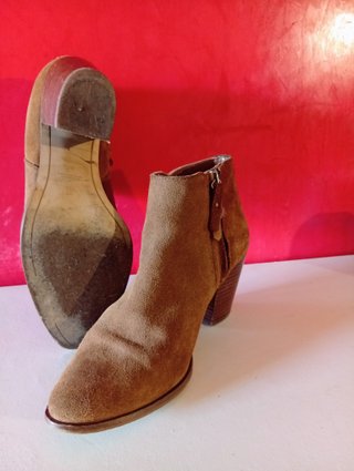 Botines Massimo Dutti Mujer Marrones