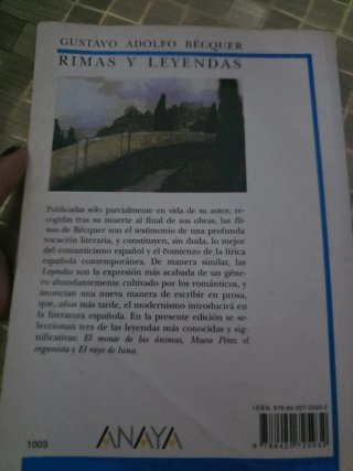 Rimas y Leyendas (Biblioteca Didactica Anaya) (...
