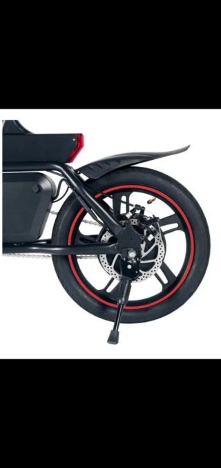 Bicicleta Eléctrica Plegable Negra