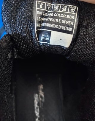 Zapatillas Skechers Lite-Weight Talla 38 Negras