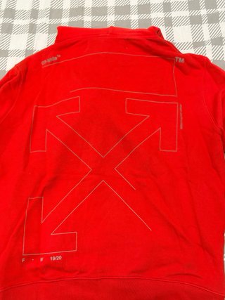 Felpa Off-White Rossa FW 19/20