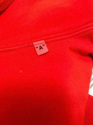 Felpa Off-White Rossa FW 19/20