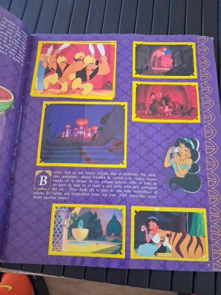 Álbum Cromos Aladdin Panini Disney