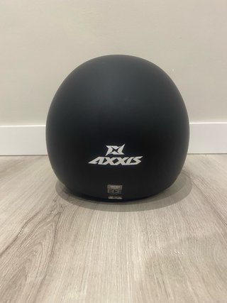 Casco Jet Axxis Negro Mate Talla M