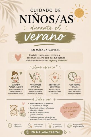 Cuidado de niños/as (Niñera)