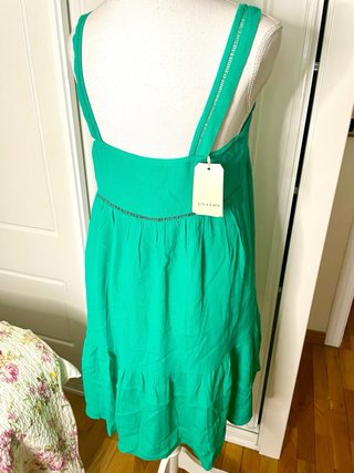 Vestido Lili&lala verde nuevo con etiquetas