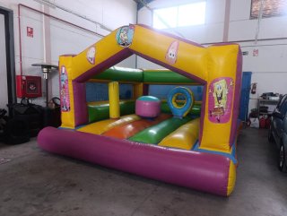 Castillo hinchable bob esponja