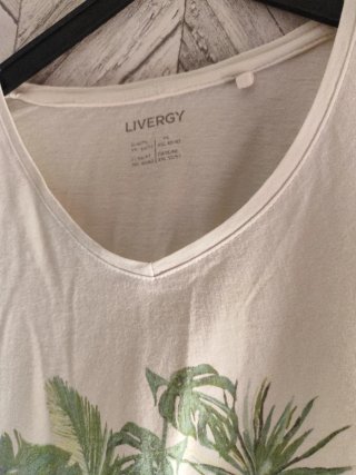Camiseta Livergy Estampado Botánico