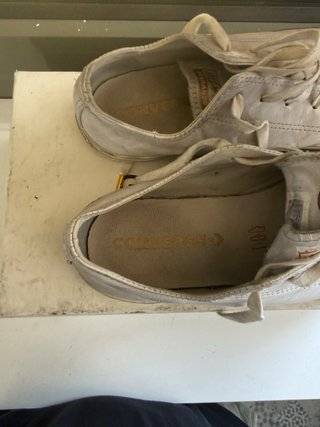 Converse All Star 100% Piel Blanco T. 41.5 (19)