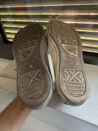 Converse All Star 100% Piel Blanco T. 41.5 (19)