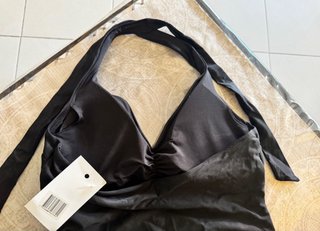 Bañador H&M Halter Negro Talla 42