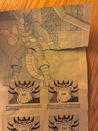 Álbum Cromos Dragones y Mazmorras 1985