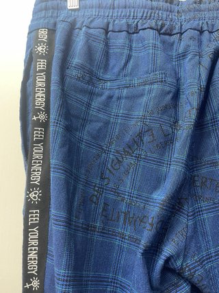 Pantalón Desigual XL azul con logo