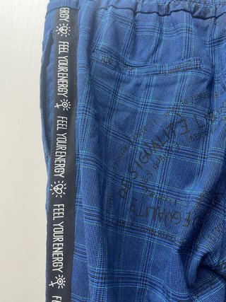 Pantalón Desigual XL azul con logo