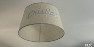 Lámpara infantil personalizada Cristian