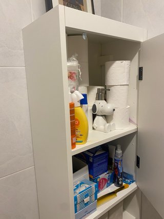 Mueble de baño blanco 170x40