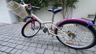 Bicicleta Btwin Niña con Cesto