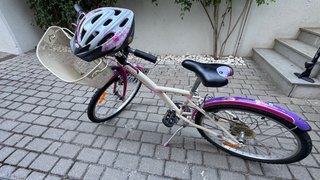 Bicicleta Btwin Niña con Cesto