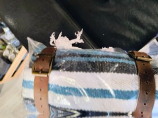 Manta Mexicana com Suporte em Pele