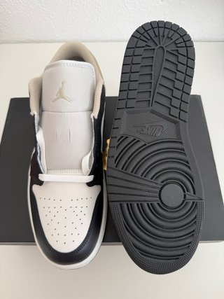 Nike Air Jordan 1 Low Summit White Off Noir Rattan